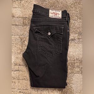 Men’s black true religion jeans